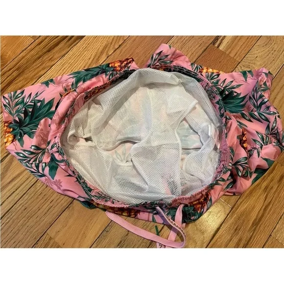 Surf Society Swimwear Pink Pineapple Board Surf Swim Shorts Men’s Size XL - Picture 7 of 14